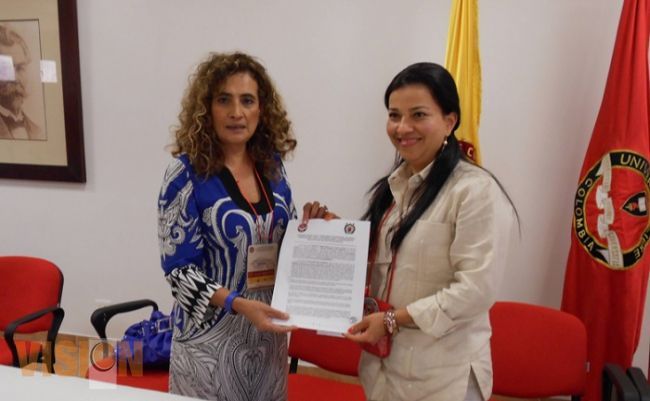 Acuerda UMSNH y Universidad de Colombia intercambio académico