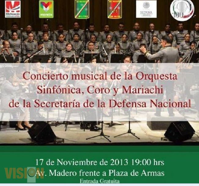Todos invitados al concierto del Centenario del Ejército Mexicano. 
