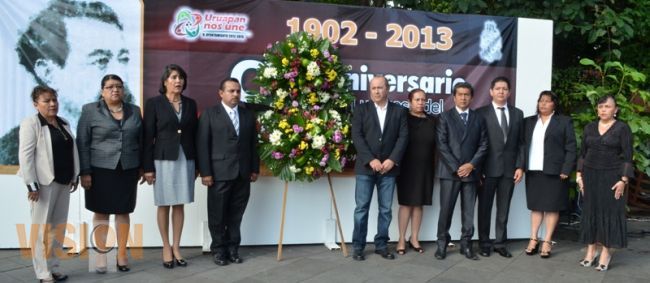 Conmemoran CXI aniversario luctuoso de Don   Eduardo Ruiz Álvarez