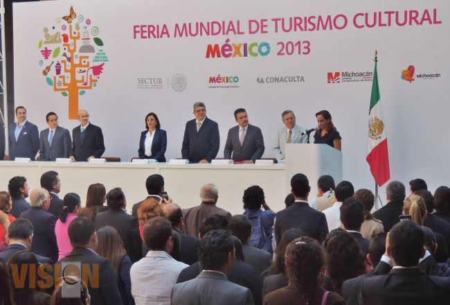 Autoridades Estatales y Federales inauguran la 4ta. Feria Mundial del Turismo Cultural.