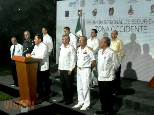 Asiste Fausto Vallejo a Reunión de Seguridad de la Región Occidente.