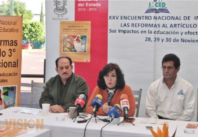 XXV Encuentro Nacional de Investigación Educativa en Morelia. 