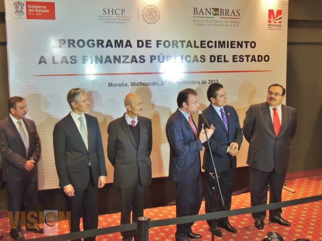 Michoacán tendrá un incremento de recursos por el orden de 2 mil mdp: Luis Videgaray.