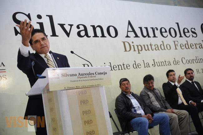 Seguiré trabajando por Michoacán y los michoacanos: Silvano Aureoles