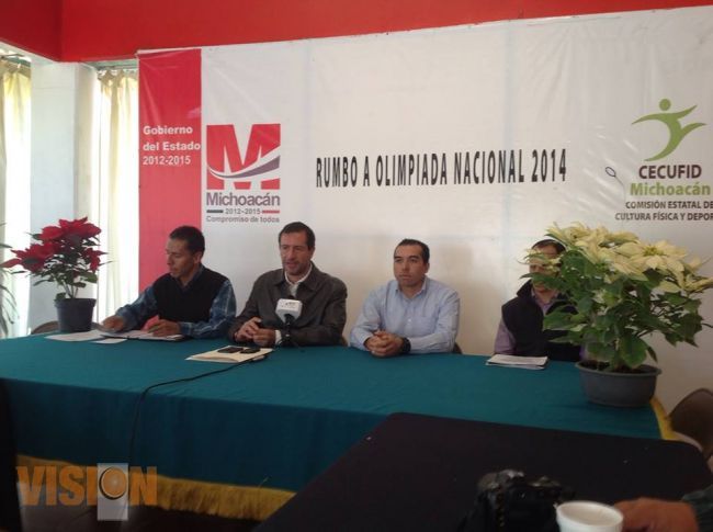 Presenta el Selectivo de Tenis para la Olimpiada Nacional 2014. 