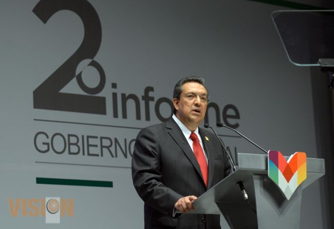 Rinde su Segundo Informe, Wilfrido Lázaro Medina 