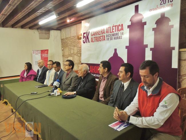 Este 14 de Diciembre se realizará la Carrera Atlética “Ora, Ahora” por la paz de Michoacán.