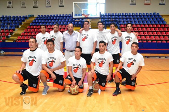 Se consagra Facultad de Leyes como triunfadora en Basquebol en XXVII juegos deportivos Nicolaitas.