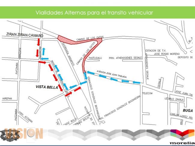 Rehabilitarán el camino de los gatos.