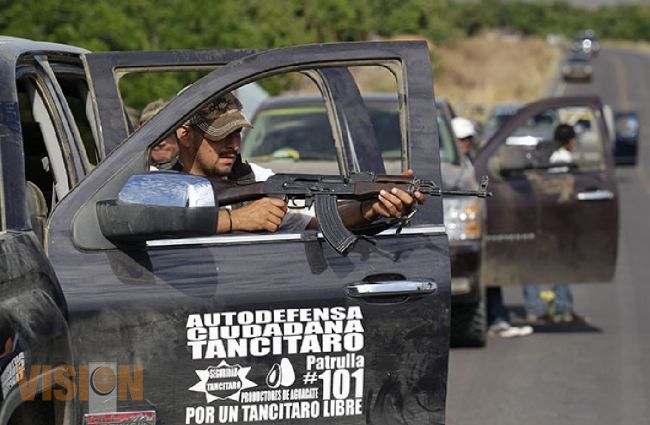 Balacera en Uruapan por presencia de Grupos de Autodefensas.