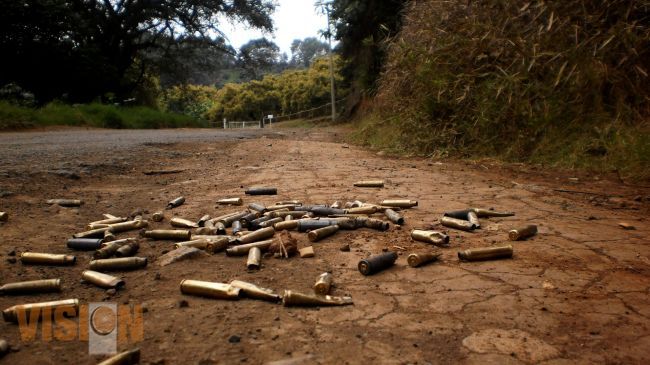 Media hora de balazos en Uruapan 