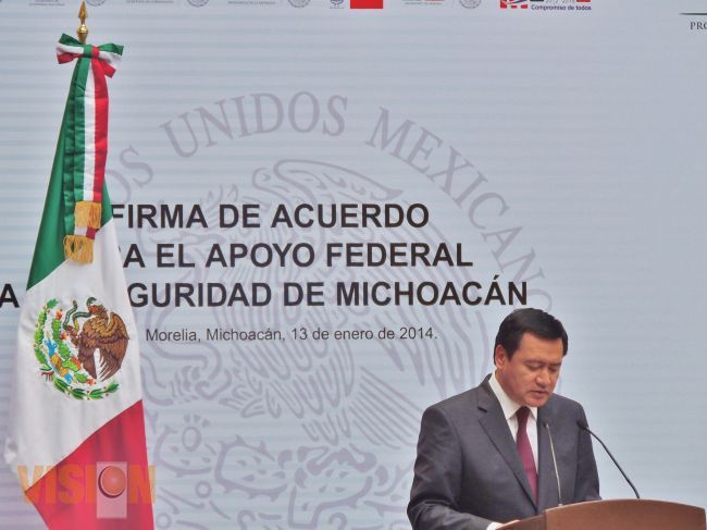 Vamos a restablecer en Tierra Caliente el orden: Osorio Chong.