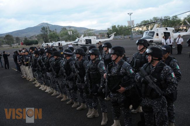 Reactivan acciones de apoyo federal a seguridad en Tierra Caliente
