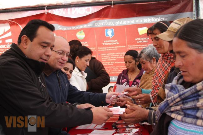 Programas de desarrollo social, activos en Tlalpujahua.