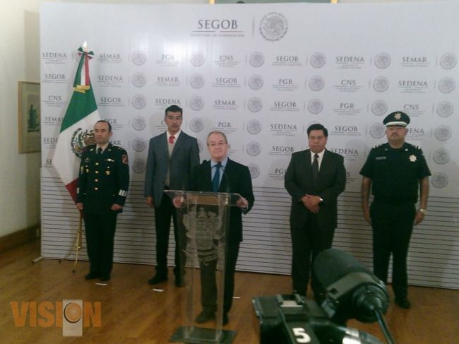 101 criminales detenidos en Michoacán, destaca Rubido
