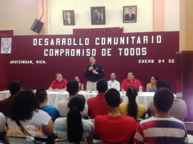 SEJOVEN activa en tierra caliente programa “desarrollo comunitario, compromiso de todos”.