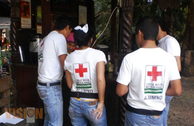 Realiza labor social la Cruz  Roja, en el Parque Nacional