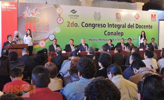 El Conalep inició el Segundo Congreso Integral del Docente.