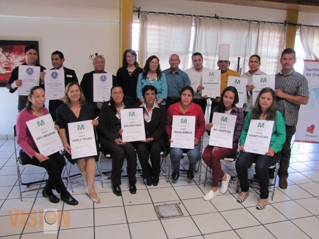Distinguen a restauranteros Uruapenses por su Calidad, Productividad y Rentabilidad Turística