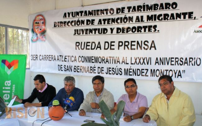 IMDE apoyará carrera atlética del Municipio de Tarímbaro.