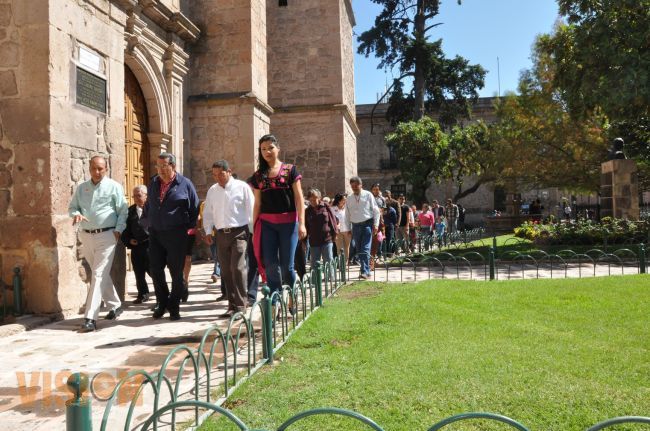 Celebran nueva imagen del Jardín Altamirano. 