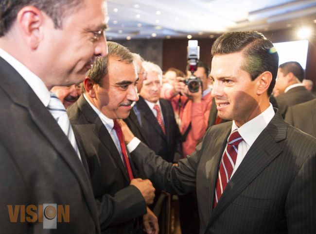 La visita de Enrique Peña Nieto da certidumbre a los michoacanos; Aldo Macías.
