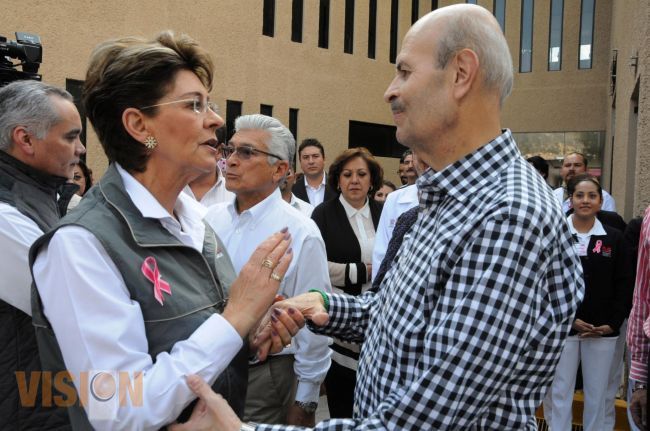Secretaria de Salud y Fausto Vallejo inauguran Unidad de Diagnóstico de Cáncer de Mama
