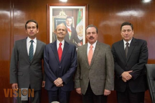 Definen nuevos proyectos productivos Fausto Vallejo y Secretario de la Sagarpa