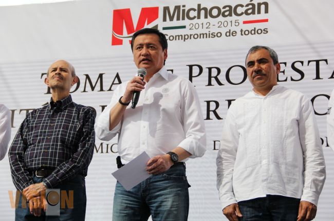 Visita de Osorio Chong refleja interés de federación por apoyar a Uruapan: Aldo Macías