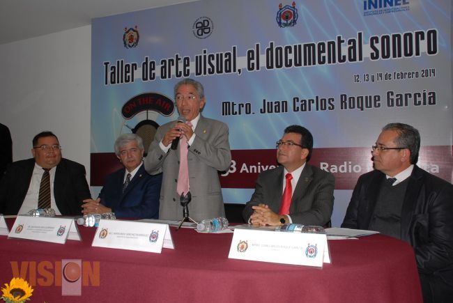 Alberga la UMSNH curso-taller Documental Sonoro, como parte del 38 aniversario de Radio Nicolaita