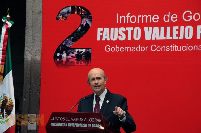 Necesitamos amar más a Michoacán para construir un mejor Estado: Fausto Vallejo. 
