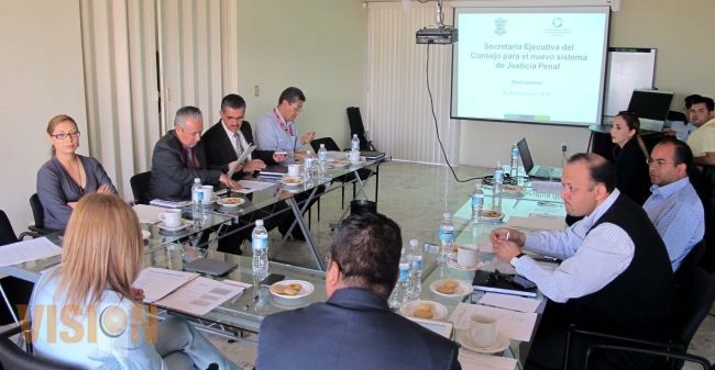 Sostienen reunión de trabajo enlaces de las instituciones operadoras del Nuevo sistema de justicia 