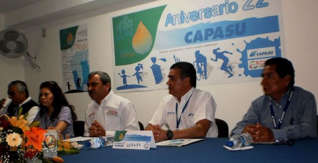 Capasu organiza eventos por Día Mundial del Agua