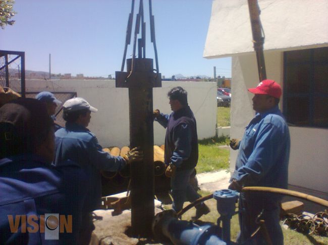 Hoy inicia mantenimiento al pozo Ciudad Industrial. 