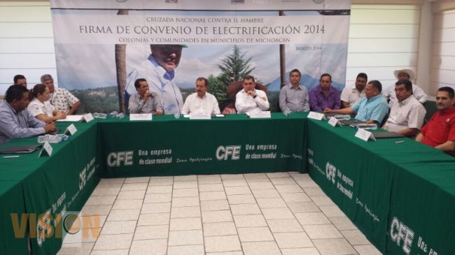 Sedesol Michoacán y la CFE formalizaron alianza estratégica‏