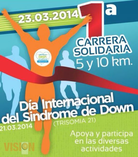 Primer carrera solidaria para apoyar a niños con Síndrome de Down