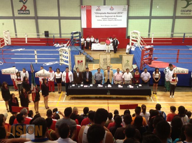 173 boxeadores pelean por la Olimpiada Nacional 2014.