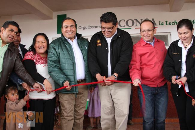 Inauguran tres nuevas lecherías Liconsa en Paracho y Charapan