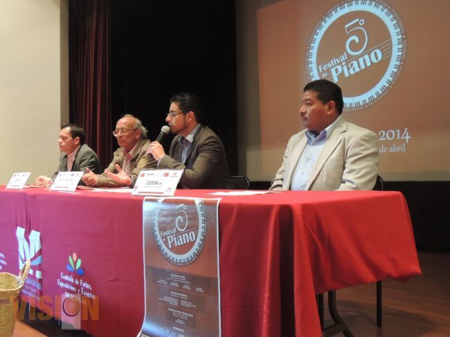 Del 22 de Marzo al 12 de Abril se realizará el 5to. Festival de Piano de Pátzcuaro.