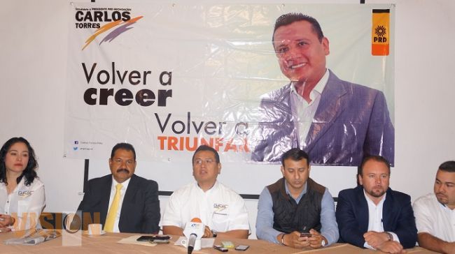 Yo voy por la Presidencia: Torres Piña 