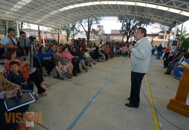 Escuela de Calidad, ejemplo de transparencia y aplicación correcta de recursos: Wilfrido Lázaro