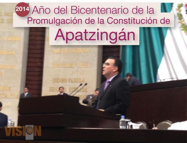 2014, año del Bicentenario de la Constitución de Apatzingán : Salvador Ortíz