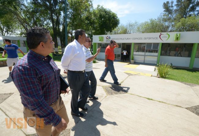Realiza WLM supervisión de obras en la Unidad Deportiva Morelos Indeco y el camino de los gatos