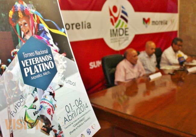 Anuncian 1er.Torneo Nacional de Futbol Veteranos Platino.