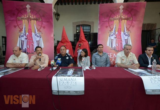 Anuncian actividades de semana santa Morelia 2014.