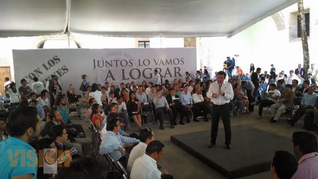 Sostiene Secretario de Gobernación encuentro interactivo con jóvenes michoacanos