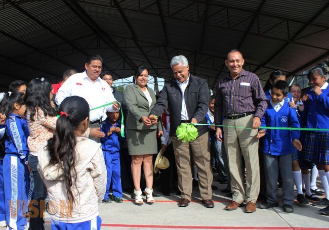 Inauguran espacio deportivo en La Escuela José María Morelos de La Colonia la Quinta