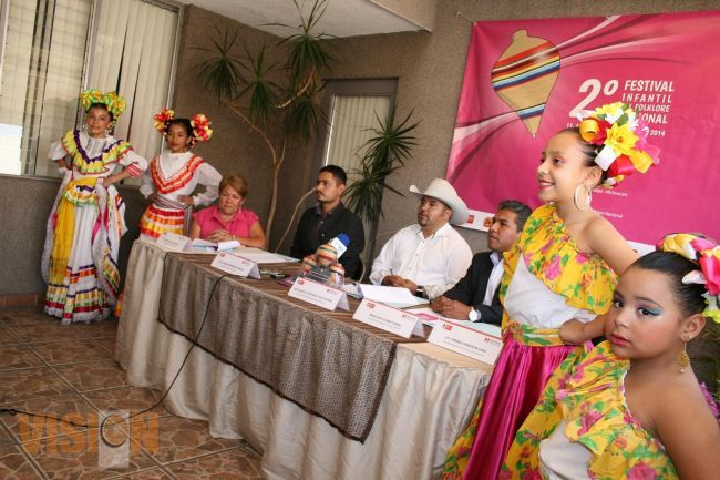 Anuncian programación del 2o. Festival Nacional de folklore infantil.