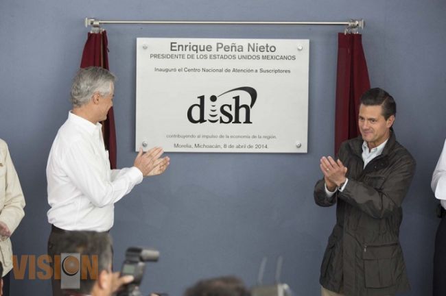 Inaugura EPN Centro de Atención Nacional de Dish 