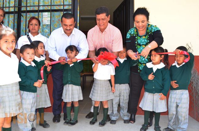 Inauguran aula en Jardín de Niños de la colonia La Loma
